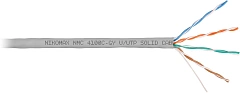 Кабель информационный Nikomax NMC 4100C-GY кат.5E U/UTP 4 пары нг(А)-HF внутренний 305м серый