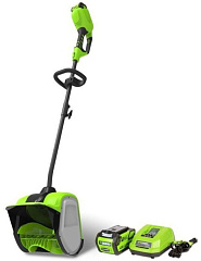 Снегоуборщик электр. Greenworks GD40SSK5
