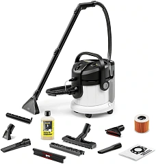 Пылесос моющий/ Пылесос моющий Karcher SE 4 Plus 1400Вт белый/черный