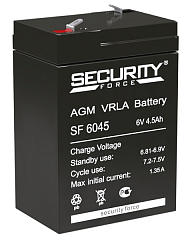 Аккумуляторная батарея SECURITY FORCE Аккумуляторная батарея для ОПС SF 1207 (6V / 4.5Ah) (4614030010013)