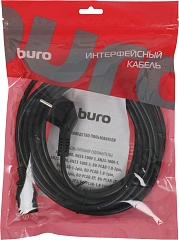 Кабель Buro BU-PCAB-ZP2 IEC C13 Евровилка угловой 5м черный (пакет)