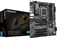 Материнская плата GIGABYTE B760 DS3H, LGA1700, B760, 4*DDR5, DP+HDMI,  4 SATA 6 Гб/с, M2, Audio, Gb LAN, USB 3.2, USB 2.0, Type-C, COM*1 port, ATX