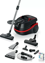 Пылесос моющий/ Пылесос моющий Bosch Serie 4 BWD421POW 2100Вт черный