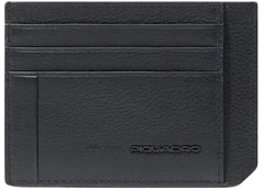 Чехол для кредитных карт Piquadro Russel PP2762W137R/N черный натур.кожа