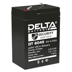 Аккумуляторная батарея Delta Аккумуляторная батарея для ОПС DT 6045 (6V / 4.5Ah) (4614010040031)