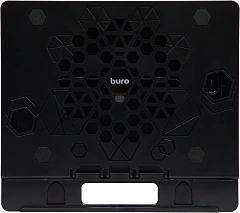 Подставка для ноутбука Buro BU-LS130 15.6" 280x250x15мм 520г металл/пластик черный