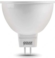Лампа светодиодная Gauss Elementary MR16 9Вт цок.:GU5.3 св.свеч.бел.теп. MR16 (13529)