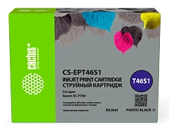 Картридж струйный Cactus CS-EPT46S1 T46S1 фото черный (30мл) для Epson SureColor SC-P700 с чипом