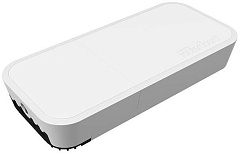 Точка доступа MikroTik wAP ac with 4 cores x 710MHz CPU, 128MB RAM, 2x Gbit LAN, built-in 2.4Ghz 802.11b/g/n Dual Chain wireless, built-in 5GHz 802.11an/ac Dual Chain wireless, RouterOS L4, white outdoor enclosure