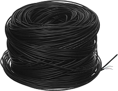 Кабель сетевой информационный Suprlan Median 01-0335-1 кат.5E UTP 4 пары 24AWG PE внешний 305м черный