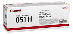 Картридж лазерный Canon 051H 2169C002 черный бар.в компл. (4100стр.) для Canon LBP162dw