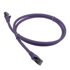 Патч-корд Патч-корд LANMASTER LSZH SFTP кат.6A, 3.0 м, фиолетовый