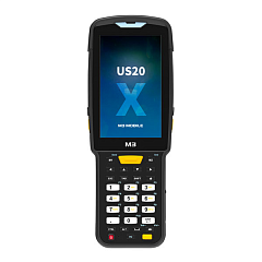 Терминал сбора данных M3 Mobile US20X Android 10.0 GMS, WVGA, WWAN(4G LTE), 802.11 a/b/g/n/ac, SE4770 2D (SS), Rear Camera, BT, GPS, NFC(HF), 4G/64G, 30K, Ext Bat incl & Bullet Proof Film, Hand Strap. Req CRD&PWR