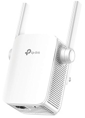  TP-Link RE205, AC750 Усилитель Wi-Fi сигнала, до 300 Мбит/с на 2,4 ГГц + до 433 Мбит/с на 5 ГГц, 2 внешние антенны, 1 порт 10/100 Мбит/с, подключение к настенной розетке