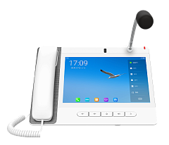 SIP-Телефон Fanvil Paging Console PhoneAndroid 9.0 Built-in Adjustable 8MP Camera with a Privacy Cover10-party Audio Conference,3-party Video ConferencPTM handsetDual Gigabit ports, PoE IntegratedHD Voice