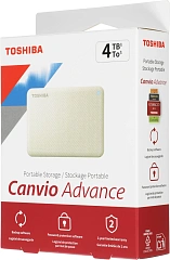 Жесткий диск внешний Toshiba Canvio Advance HDTCA40EW3CA 4Tb 2.5" белый {5} (511312)