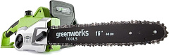 Цепная пила Greenworks GCS1840 от сети 1800Вт дл.шины:16" (40cm) (20027)