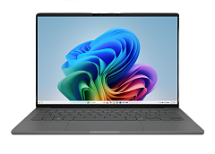 Ноутбук ASUS Zenbook A14 UX3407QA-QD267W Snapdragon X X1 26 100 Qualcomm Hexagon LPDDR5X 16GB 512GB PCIE SSD Adreno GPU/ WUXGA (1920 x 1200) ,WIN11 HOME 0.98 kg Iceland Gray