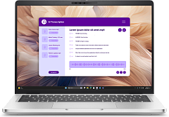 Ноутбук Dell Pro 14 Plus Core Ultra 7 266V 14,0" FHD+ (1920 x 1200),300nit AG,300 nit,16 GB LPDDR5,1TB SSD, Intel Arc graphics,3cell 55Wh,Backlit,FPR,Thunderbolt,Linux,1,4kg,2y,KB Eng/Rus,Alum/Platin Silver