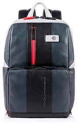Рюкзак Piquadro Urban CA3214UB00/GRN серый/черный натур.кожа