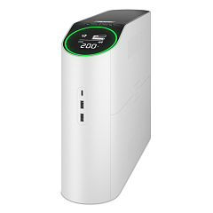 Источник бесперебойного питания APC Back-UPS Pro for Gaming, 2200VA/1320W, 230V, 4xSchuko and 2xIEC C13 outlets, RGB Lights, Data/DSL protrct, 2x Type A and 1x Type C USB, Arctic(White), 1 year warranty