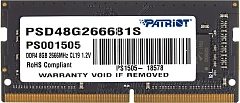 Память DDR4 8Gb 2666MHz Patriot PSD48G266681S Signature RTL PC4-21300 CL19 SO-DIMM 260-pin 1.2В single rank Ret