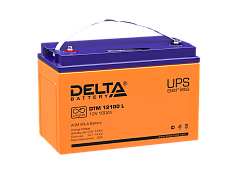 аккумуляторная батарея Delta Аккумуляторная батарея AGM для ИБП DTM 12100 L (12V / 100Ah) AGM, 12 лет (4614010640002)