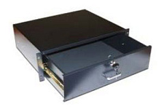 Ящик выдвижной Lanmaster TWT-CB-DRW-2U 2U 19" черный (упак.:1шт)