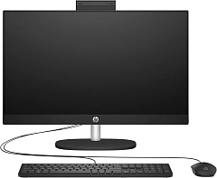 Моноблок HP 24-cr2053ci 23.8" Full HD Core Ultra 5 225U (1.3) 16Gb SSD512Gb Graphics без ОС GbitEth WiFi BT 90W клавиатура мышь Cam черный 1920x1080