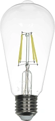 Лампа филам. Thomson Filament TH-B2341 7Вт цок.:E27 эдисон 220B св.свеч.бел.хол. ST64 (упак.:1шт)