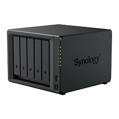 Система хранения данных Synology QC 2,2GhzCPU/8Gb(32)/RAID0,1,10,5,6/ 5HP HDD SATA(3.5', 2.5')upto 15 HDD (2xDX525)/2xM.2/2xUSB3.2/2x2.5GbE/iSCSI/(1xExp.)/1xPS/1YW repl DS1522+