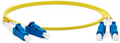 Патч-корд Lanmaster TWT-2LC-2LC/SU-3.0 2x9/125 OS1/OS2 LC дуплекс-LC дуплекс 2м ПВХ оранжевый