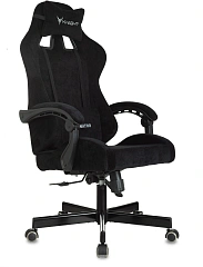 Кресло игровое Knight Terminator черный Light-20 с подголов. крестов. металл
