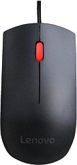 Мышь Lenovo Essential черный оптическая 1600dpi USB 2but (4Y50R20863)