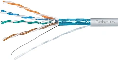 Кабель Cabeus FTP-4P-CAT.5E-SOLID-LSLTX-GY кат.5E F/UTP 4 пары PVC внутренний 305м серый