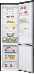 Холодильник LG Electronics/ Холодильник LG, отдельностоящий, ВхШхГ 2030х595х682 мм, объем 384 (277+107) л, внешний LED дисплей, Total No Frost, LED освещение, зона свежести, технология DoorCooling, Multi Air Flow, инверт