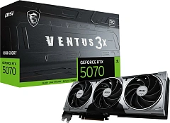 Видеокарта MSI RTX5070 VENTUS 3X OC 12GB GDDR7 192bit 3xDP HDMI 3FAN RTL