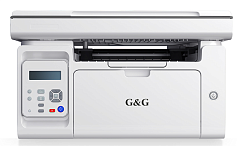 МФУ G&G M2022NW, P/C/S, Mono laser, А4, 22 ppm (max 25000 p/mon), 1200x1200 dpi, paper tray 150 pages, USB, WiFi, Ethernet старт. картридж (700 стр.), оригинальный картридж - GT202T (1600 стр.)