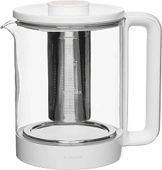 Чайник электрический Xiaomi Multifunctional Kettle EU 1.5л. 800Вт белый/прозрачный корпус: стекло/пластик (BHR9118EU)