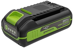 Батарея аккумуляторная Greenworks High Power G40HP2 40В 2Ач Li-Ion (2958407)