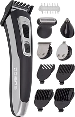 Машинка для стрижки Polaris PHC 3019RC Retro графитовый/черный (насадок в компл:9шт)