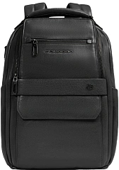 Рюкзак мужской Piquadro Solm CA7020S141/N черный натур.кожа