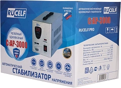 Стабилизатор напряжения Rucelf СтАР-3000 3кВА однофазный белый