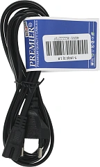 Кабель Premier 5-180 IEC C7 (2-pin) Евровилка 1.8м (5-180(0.5) 1.8) черный (Bulk)