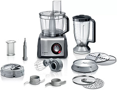 Кухонный комбайн Bosch MC812M865, серебристый