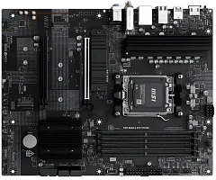 Материнская плата MSI PRO B840-S EVO WIFI6E B840, AM5, 4*DDR5, 2*PCIEx16, 3*M.2, 2*TypeC, 1*USB3.2Gen2, 4*USB3.2Gen1, 8*USB2.0, 4*SATA3.0, 2.5G, HDMI, ATX, RTL