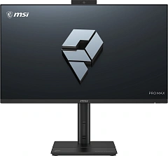 Моноблок MSI Pro MAX 27P Z 8MG-006 27" Full HD Ryzen 5 220 (3.2) 16Gb SSD512Gb Radeon 740M без ОС GbitEth WiFi BT клавиатура мышь Cam черный 1920x1080