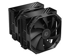Кулер для процессора ID-COOLING FROZN A720 BLACK LGA1700/1200/115X/AM5/AM4 (6шт/кор, TDP 300W, PWM, черный, 7 тепл.трубок + медная база, DUAL FAN 140mm) RET