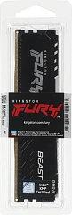 Модуль памяти Kingston 8GB DDR4 3200 DIMM FURY Beast Black Gaming Memory KF432C16BB/8WP Non-ECC, CL16, 1.35V