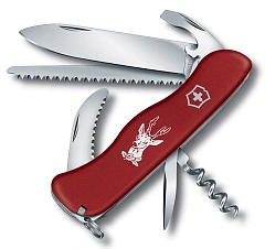 Нож перочинный Victorinox HUNTER (0.8573) 111мм 12функц. красный карт.коробка